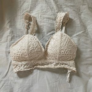 White bralette